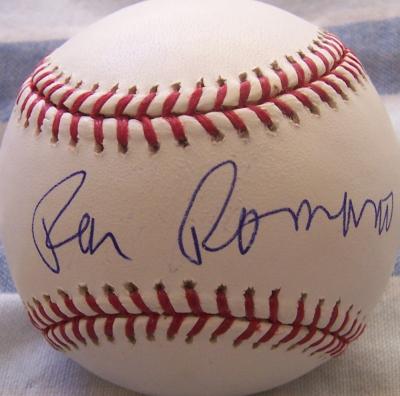 Ray Romano autographed MLB baseball