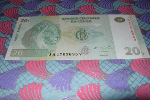 CONGO- ZAIRE (Kinshasa- 20 francs-2003