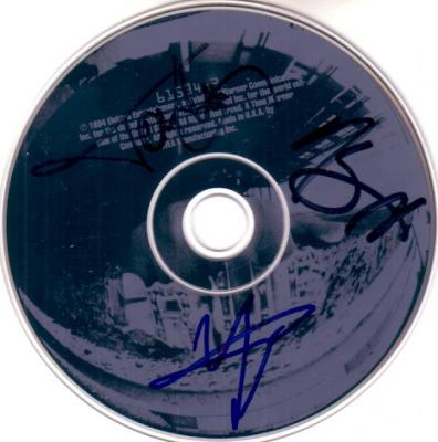 Tommy Lee Vince Neil Nikki Sixx autographed Motley Crue CD