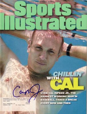 Cal Ripken autographed 1995 Sports Illustrated