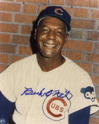 Buck O'Neil autographed Chicago Cubs 8x10 photo