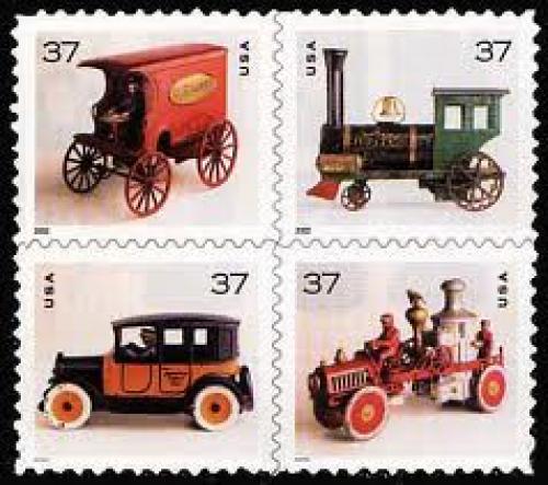 Stamps; Trains on US Stamps