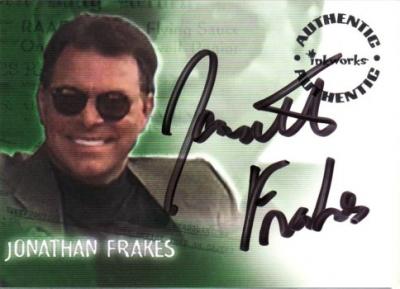 Jonathan Frakes Roswell certified autograph card