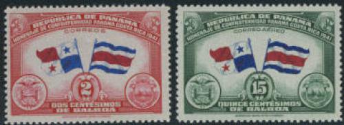 Costa Rica 2v; Year: 1942