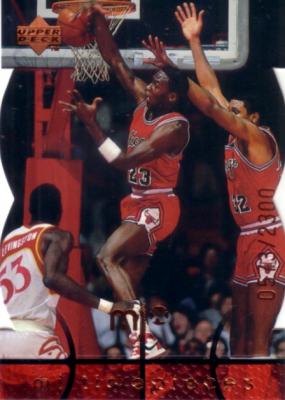 Michael Jordan 1998 Upper Deck MJx MJ Timepieces insert card #4 MINT #573/2300