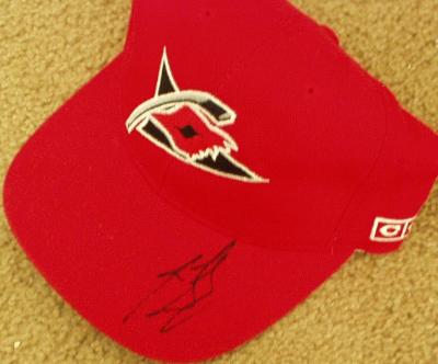 Ron Francis autographed Carolina Hurricanes cap or hat
