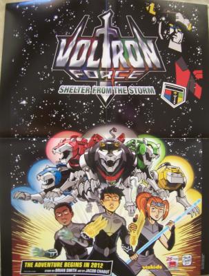 Voltron Force 2011 Comic-Con promo 16x21 poster MINT