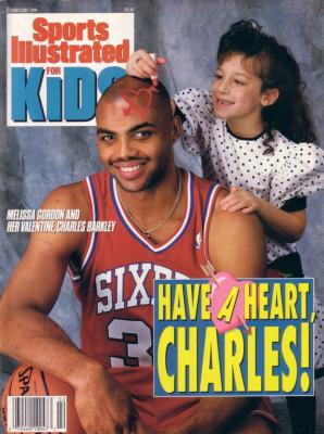 Charles Barkley Philadelphia 76ers 1991 Sports Illustrated for Kids magazine with poster