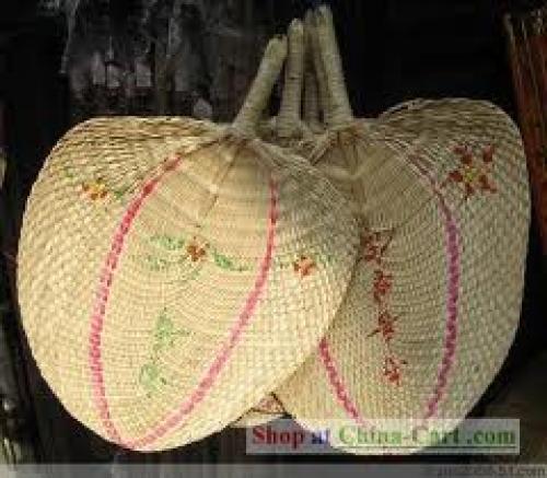 Crafts; Chinese Handmade Straw Fan