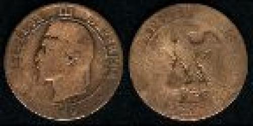 10 centimes; Year: 1861-1865; (km 798); Napoleon III