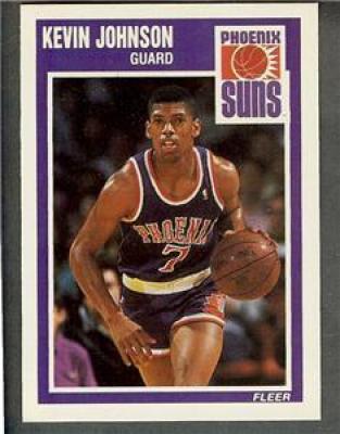 Kevin Johnson Suns 1989-90 Fleer Rookie Card
