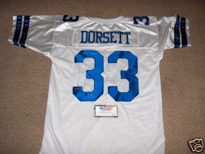 Tony Dorsett autographed Dallas Cowboys authentic jersey (TriStar)