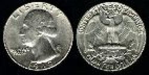 25 cents; Year: 1965-1998; Washington copper-nickel