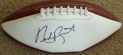 Nick Buoniconti autographed full size white panel football