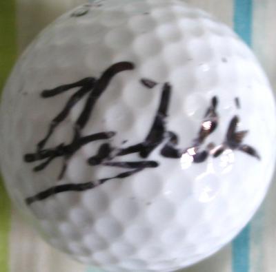 Frank Lickliter autographed golf ball