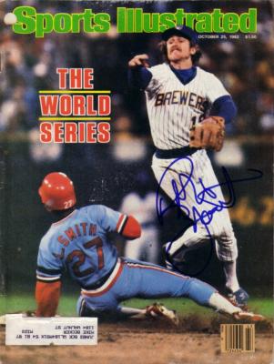 Robin Yount autographed Milwaukee Brewers 1982 Sports Illustrated