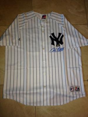 Andy Pettitte autographed New York Yankees jersey (Steiner)
