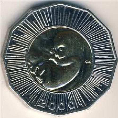 Coins;  Croatia, 25 kuna, Year: 2000