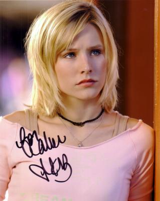 Kristen Bell autographed 8x10 Veronica Mars photo (for Cathy)