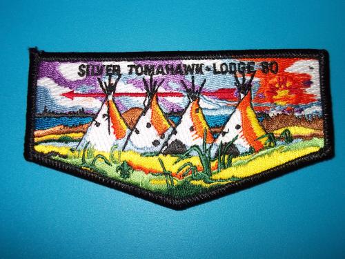 Boy Scout Silver Tomahawk Lodge 80 Tepee Flap