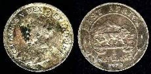 1 shilling; Year: 1921-1925; (km 21)