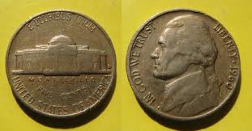 Coins;  United States Of America - Five Cents Year 1960