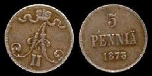 5 pennia 1865-1875 (km 4)