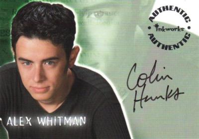 Colin Hanks Roswell certified autograph card