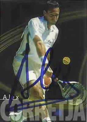 Alex Corretja autographed 2000 ATP Tour card