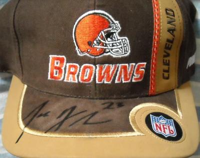 Joe Haden autographed Cleveland Browns cap or hat