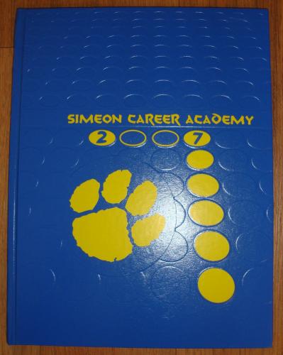Derrick Rose 2007 High School Yearbook Simeon Career Academy authentic original
