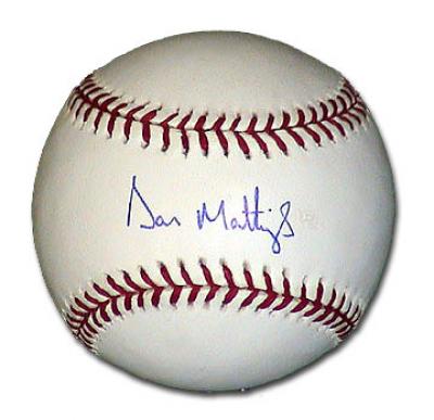 Don Mattingly autographed MLB baseball