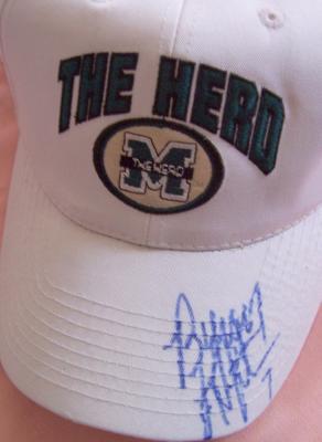 Byron Leftwich autographed Marshall cap