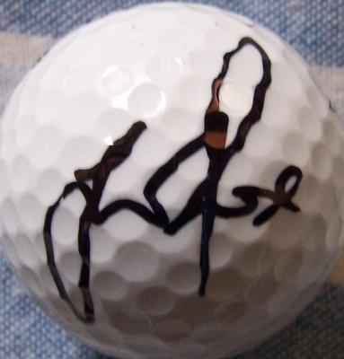 Justin Rose autographed golf ball
