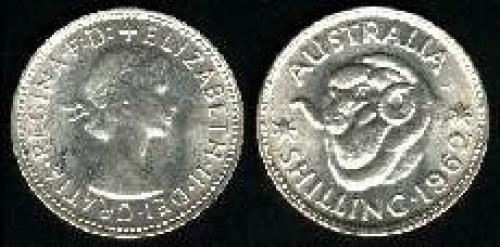 1 shilling; Year: 1955-1963; (km 59)