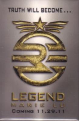 Legend by Marie Lu 2011 Comic-Con promo button or pin