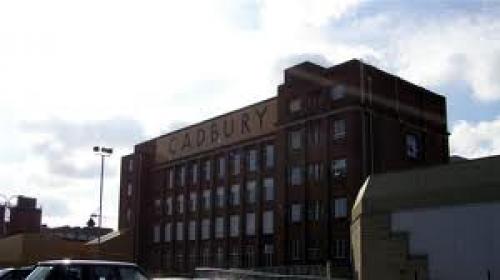 Postcard; The original Cadbury Chocolate Factory; Birmingham, England