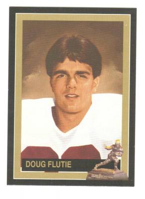 Doug Flutie Boston College Heisman Trophy winner card