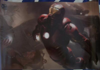 Iron Man Avengers 2011 Comic-Con Marvel promo poster