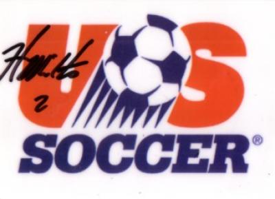 Heather Mitts autographed US Soccer logo card