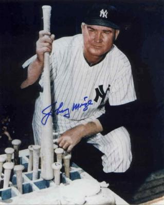 Johnny Mize autographed New York Yankees 8x10 photo
