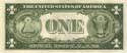 1 Dollar; Issue of 1934-35, "Atheist dollars" (no "In God we trust" slogan)