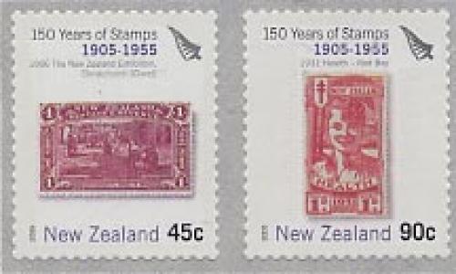 150 years stamps 2v s-a (1905-1955 period)