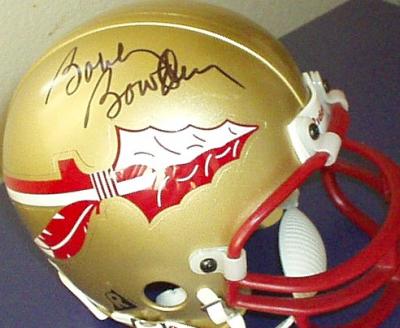 Bobby Bowden autographed Florida State Seminoles mini helmet
