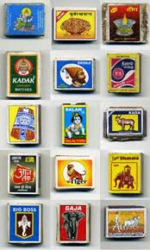 Match boxes; Indian
