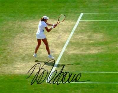 Nadia Petrova autographed 8x10 Wimbledon tennis photo