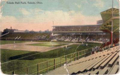 Toledo Ball Park (Swayne Field) 1909-1912 postcard
