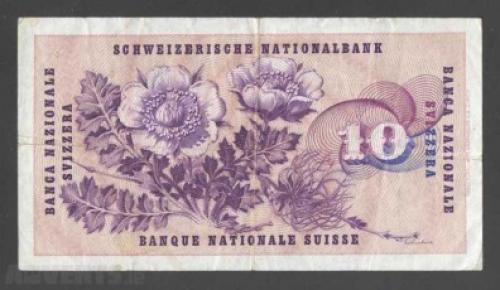 “Switzerland 10 Francs-1973