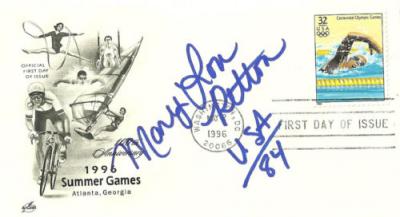 Mary Lou Retton autographed 1996 Olympics First Day of Issue cachet