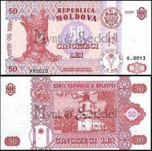 Banknotes; banknotes: Moldova..50 Lei; 